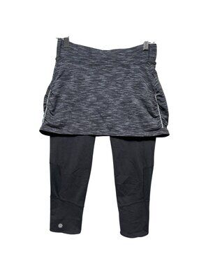 Athleta Contender 2 In 1 Skirt Capri Women’s Small Space Dye